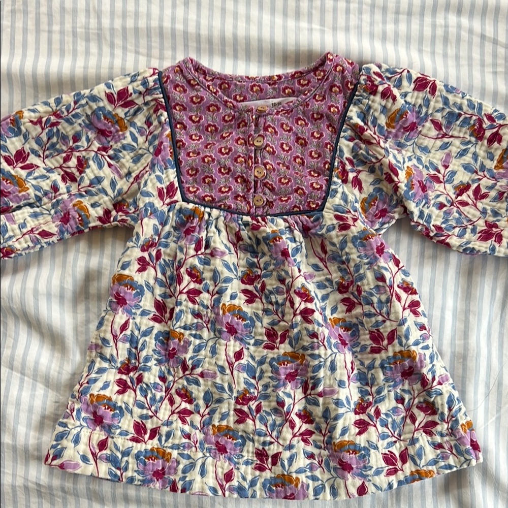 ZARA KIDS 12-18 month Floral Kids dress- Multicolor
